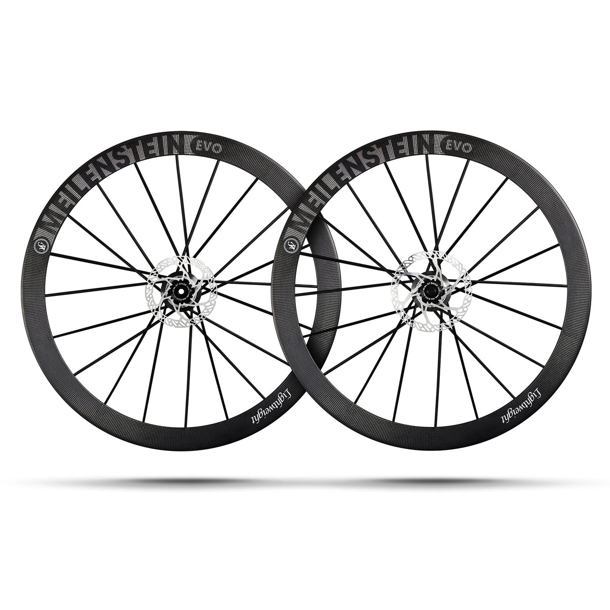 Lightweight Meilenstein EVO Disc Tubeless Wheelset Black