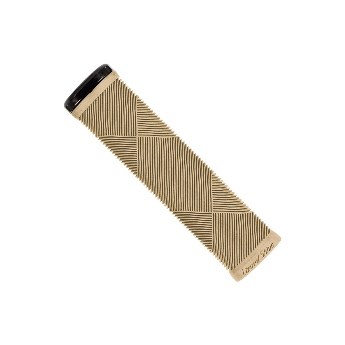 Lizard Skins Single - Sided Lock - On Strata Grips Sand Tan