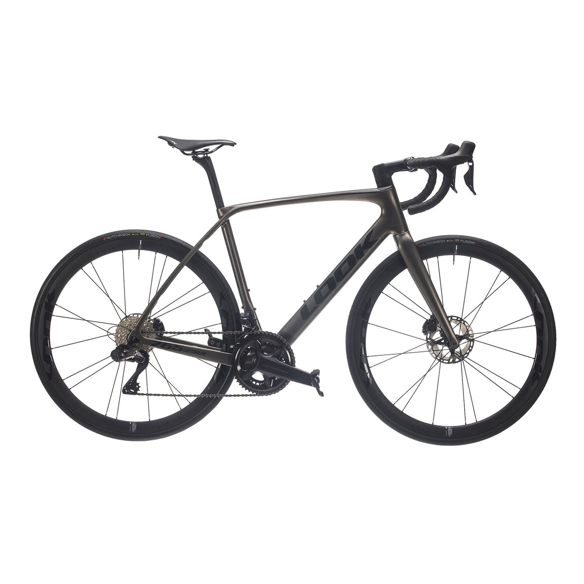 Look 765 Optimum Ultegra Di2 8100 Bike Charcoal Metallic Black Satin