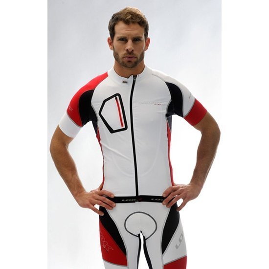 Look Ultra Short Sleeve Jersey White / Red