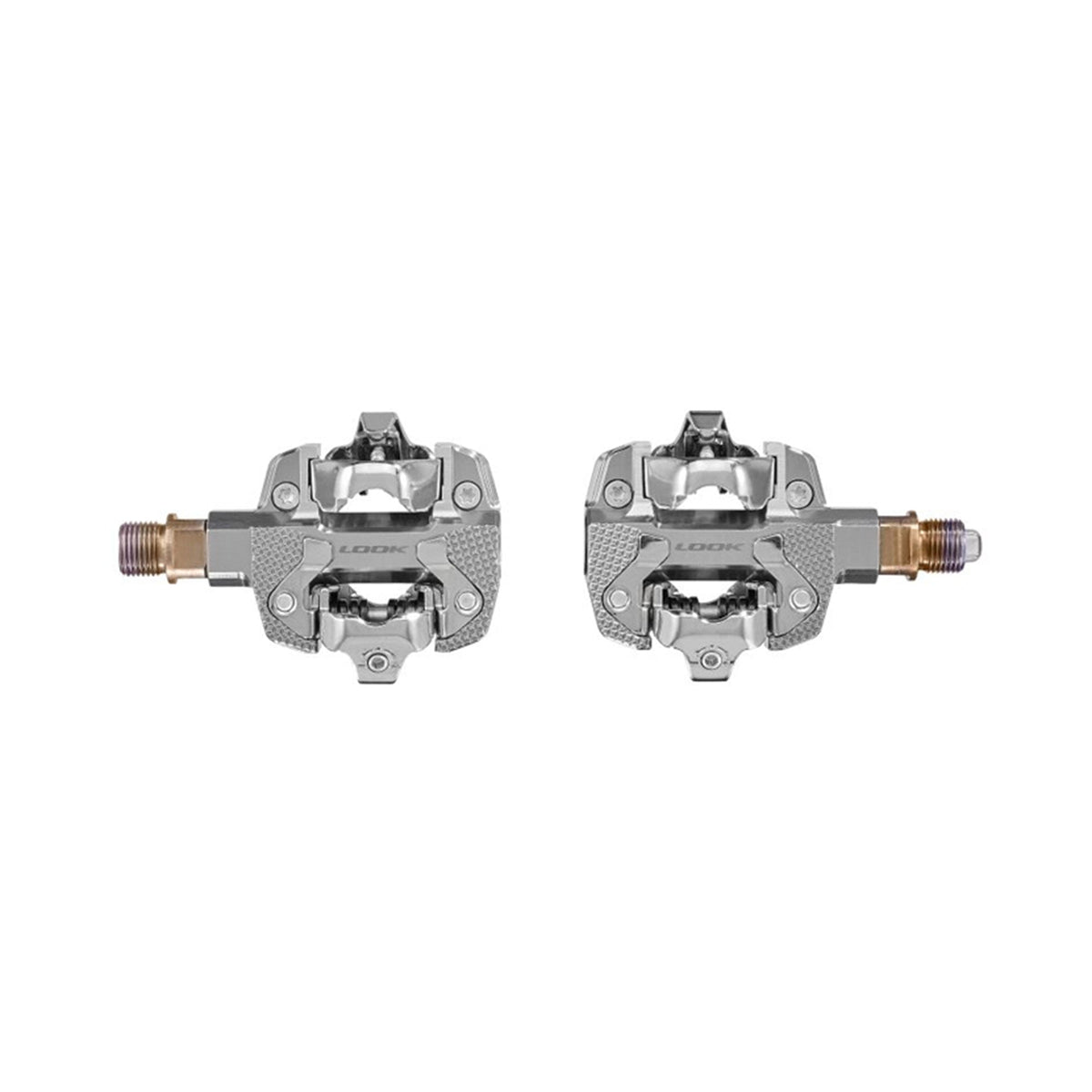 Look X - Track Power Pedal - Dual Silver