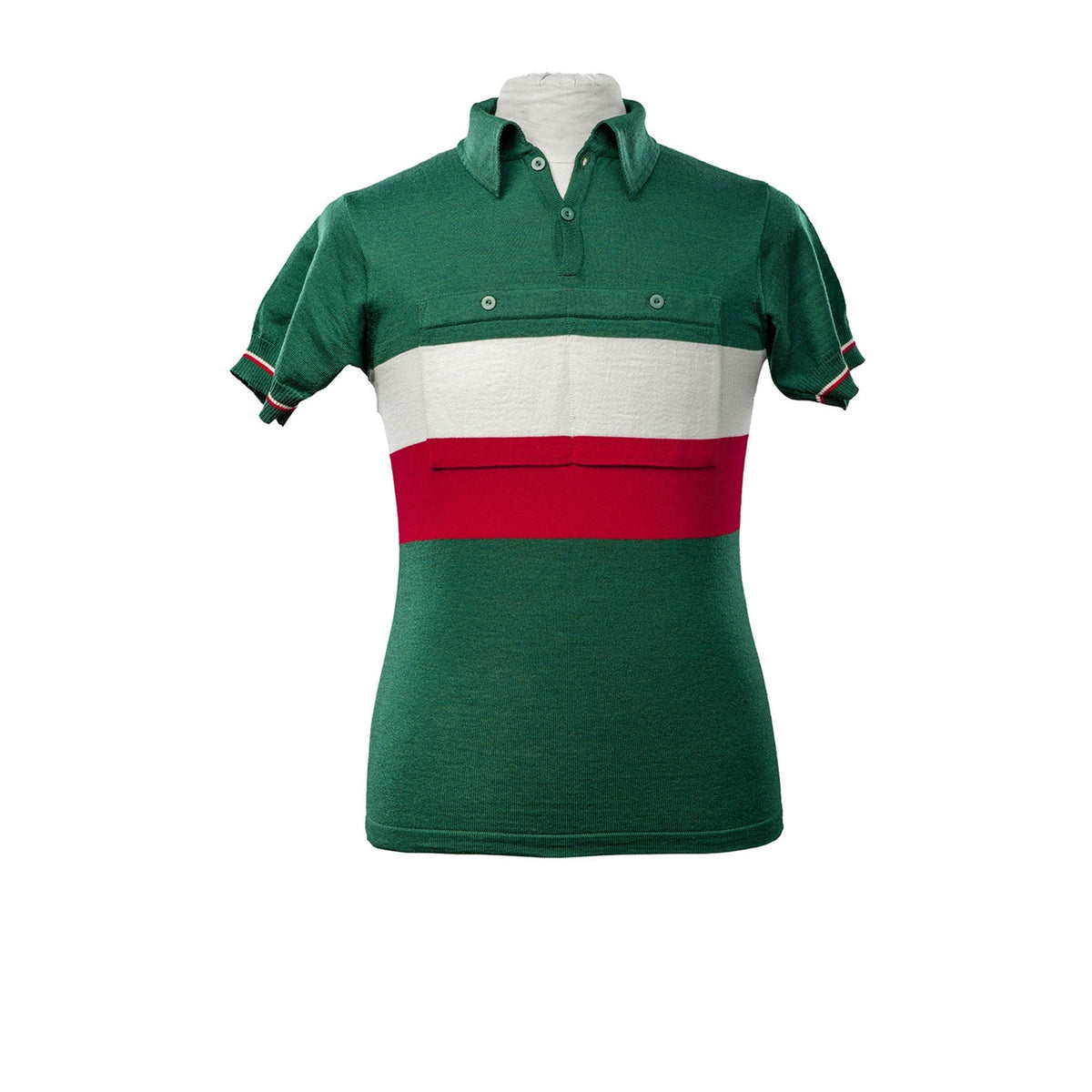 Magliamo Italia Team 50ies Short Sleeve Jersey Green / Red / White