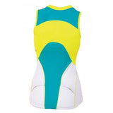 Pearl Izumi Elite IN - R - Cool Tri Sleeveless Jersey Scuba Blue / Screaming Yellow