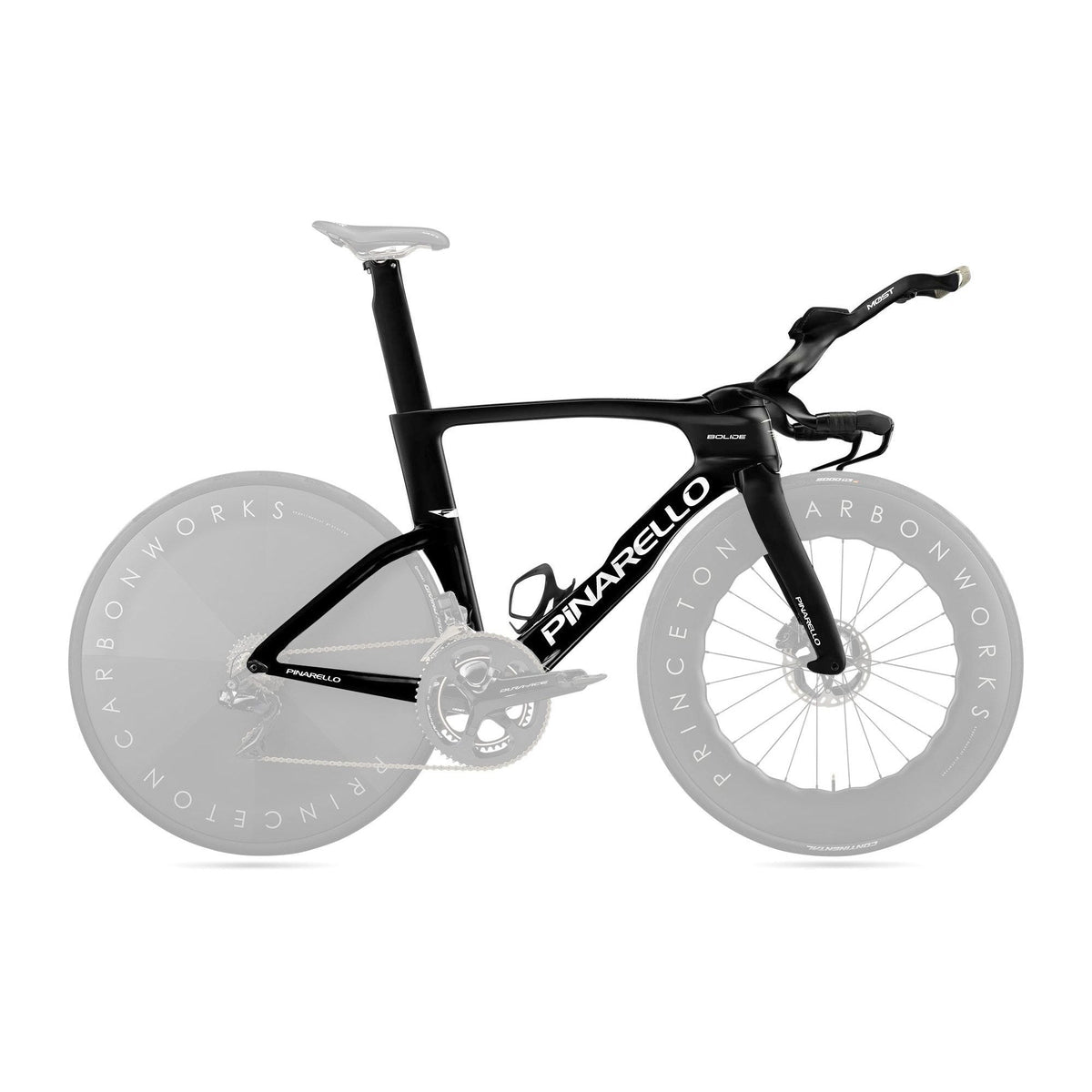 Pinarello Bolide F Frameset w/3D Printed Bar Top Black