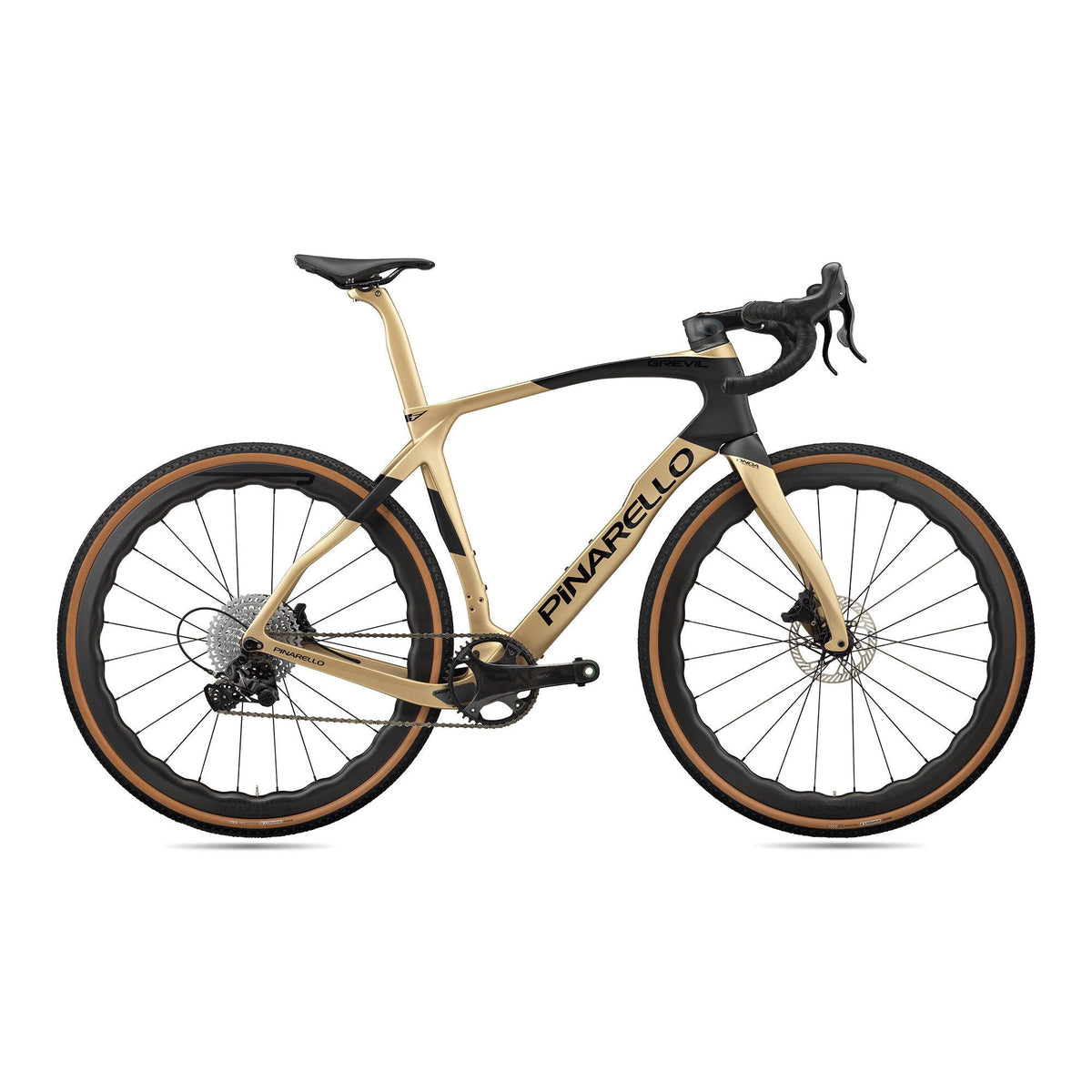 Pinarello Grevil F7 Disc Rival AXS 2X Bike B303 Champagne