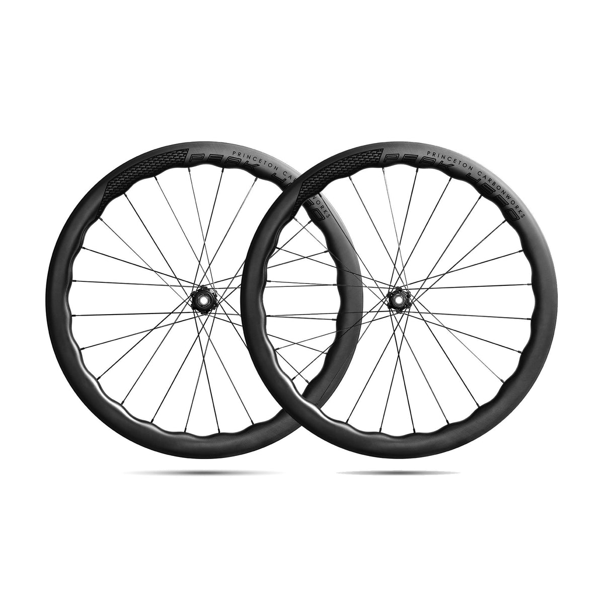 Princeton Peak 4550 Disc Brake Wheelset w/Tactic Hubs Black