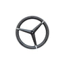 PRO TEXTREME Carbon 3 - Spoke Tubular Front Wheel Black