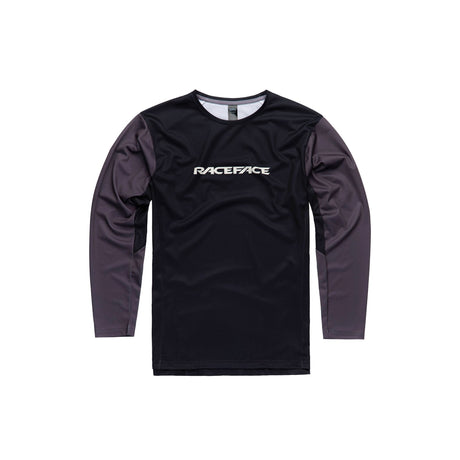 Race Face Indy Long Sleeve Jersey Mens Charcoal