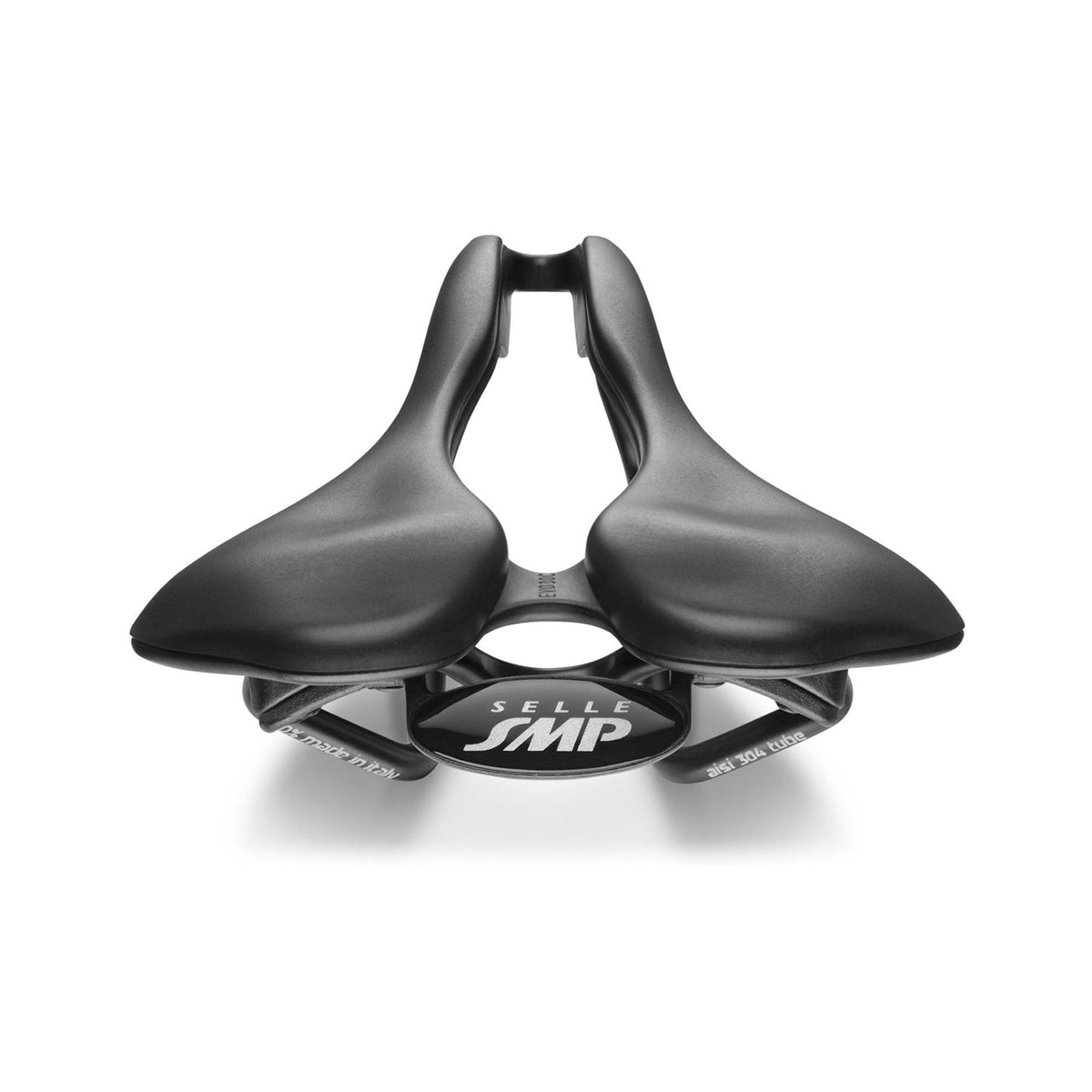 Selle SMP EVO 30C Saddle Stainless Steel Rails Black