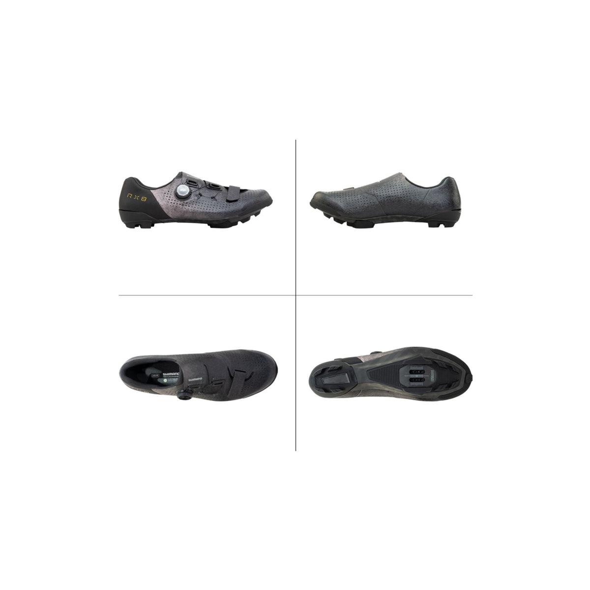 Shimano SH - RX801 Shoes - Wide Black
