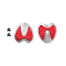 Sidi Anti Slip Heel Pad Set Grey / Red