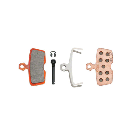 SRAM Disc Brake Pads - Sintered Compound, Steel Backed, Powerful, For Code 2011+ and Guide RE