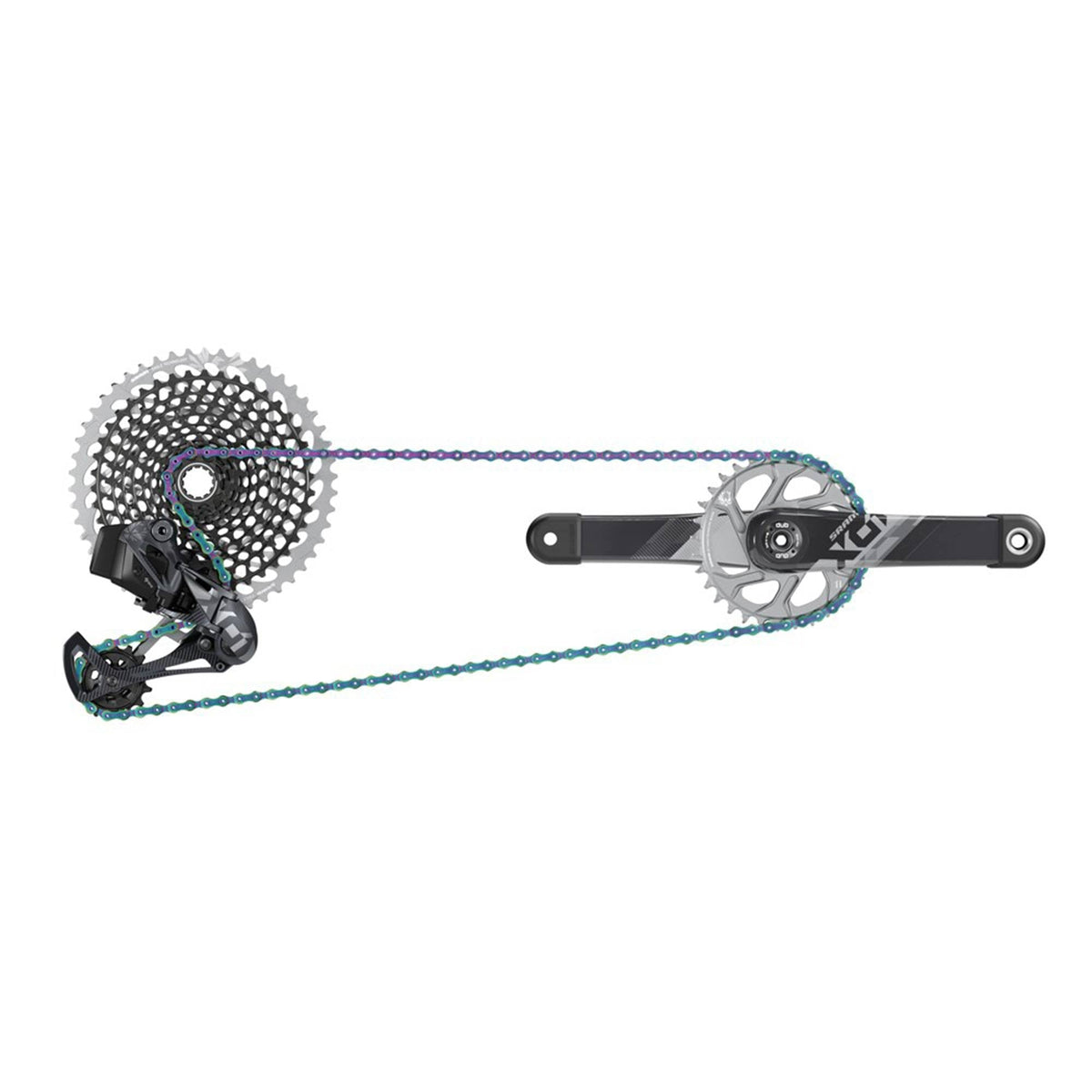 SRAM X01 Eagle AXS DUB Boost Mini Groupset No Color