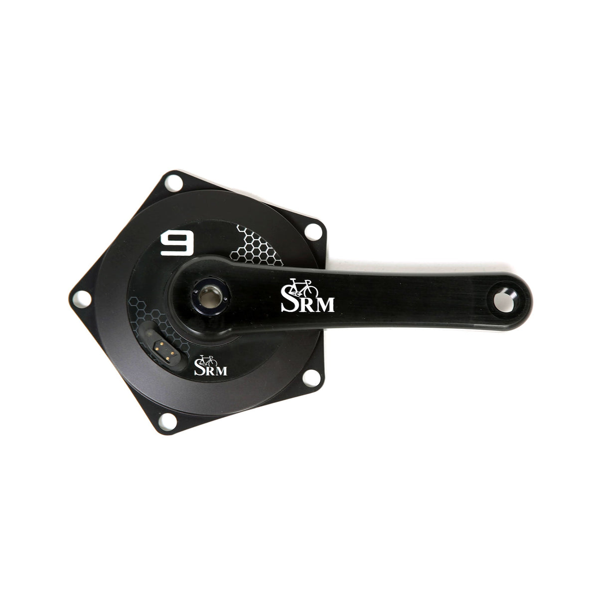 SRM Science Track PM9 Crankset w/PC8 Black Bundle White