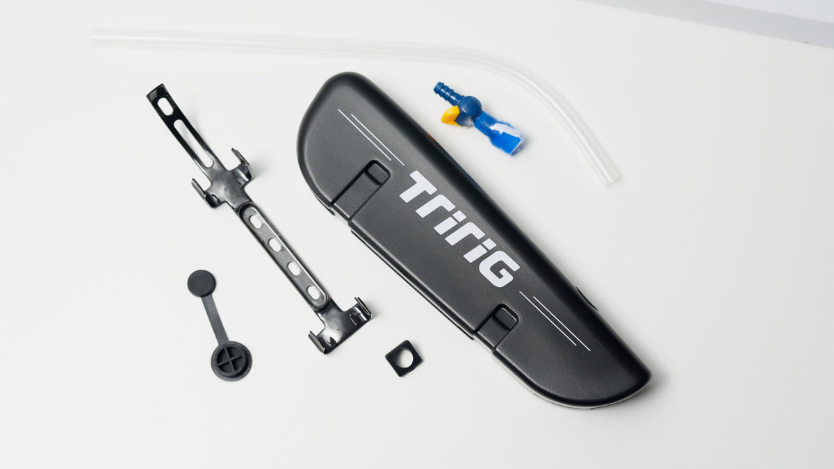 TriRig Hydra Carbon Aero Bottle Black (Complete)