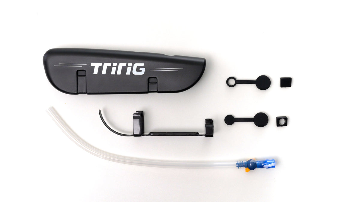 TriRig Hydra Carbon Aero Bottle Black (Complete)