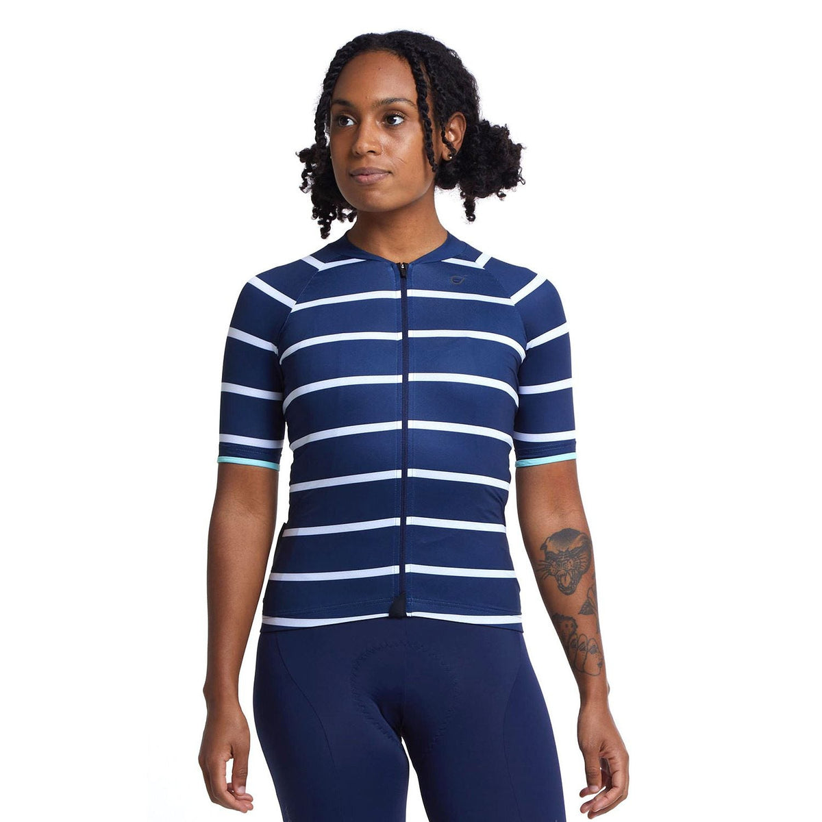 Velocio Breton SE Short Sleeve Jersey Navy / White