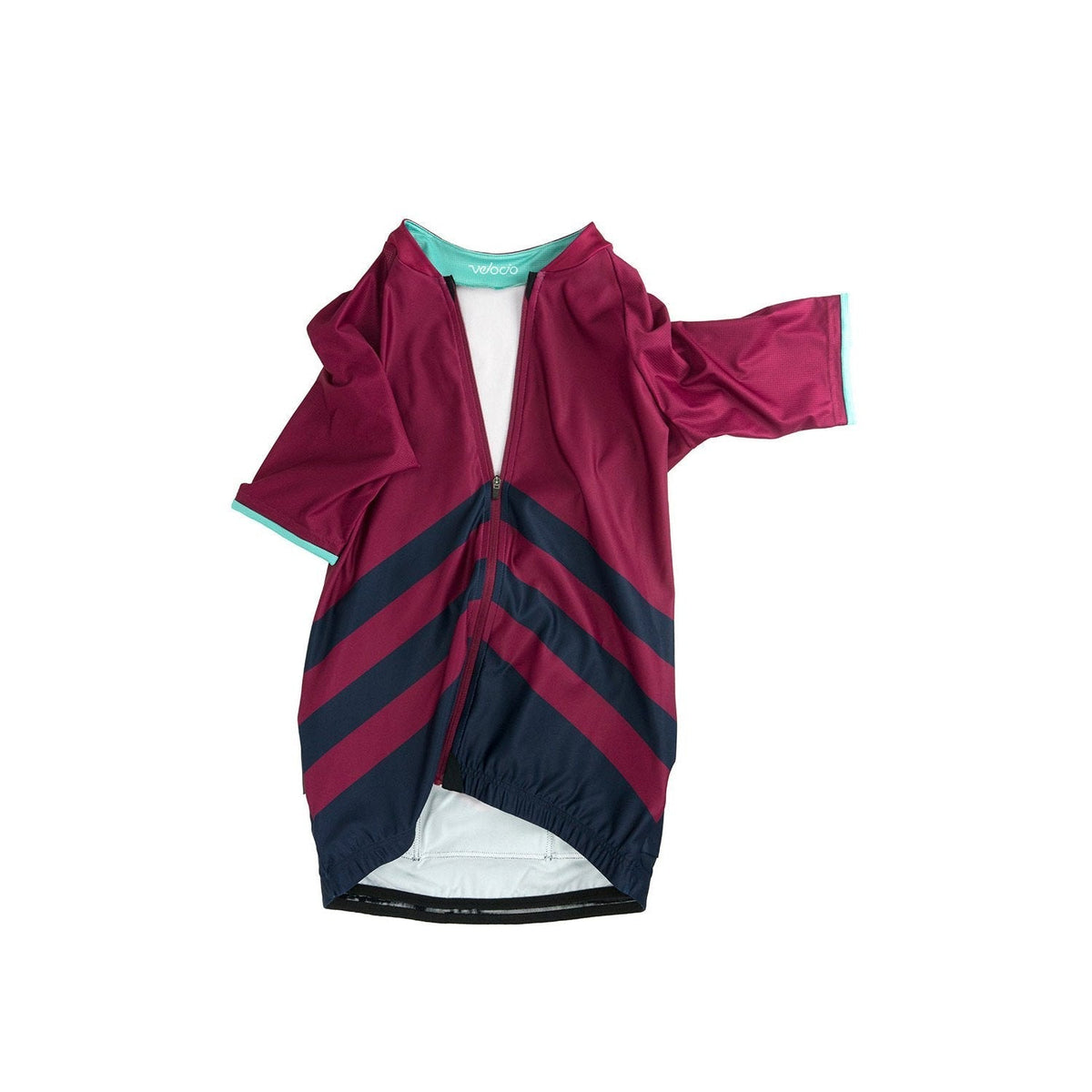Velocio Chevron ES Short Sleeve Jersey Chevron Beet