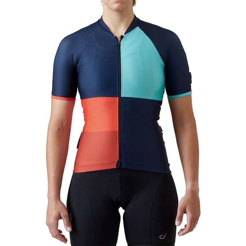 Velocio Multi ES Short Sleeve Jersey Multi Celeste