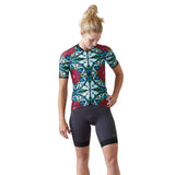 Velocio Stained Glass ES Short Sleeve Jersey Stained Glass Beet