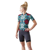 Velocio Stained Glass ES Short Sleeve Jersey Stained Glass Beet
