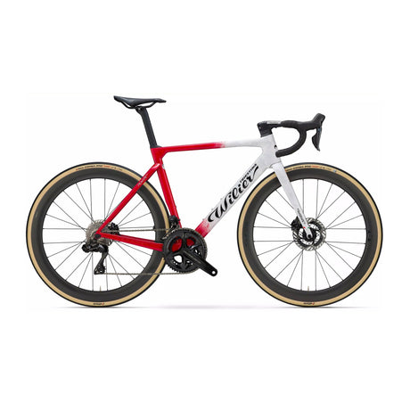 Wilier Filante SLR Red AXS w/Power Meter Bike White Red Glossy