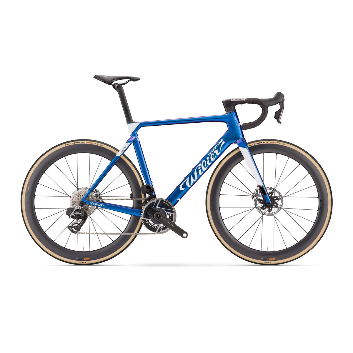 Wilier Filante SLR Red AXS w/Power Meter Bike Blue White Glossy