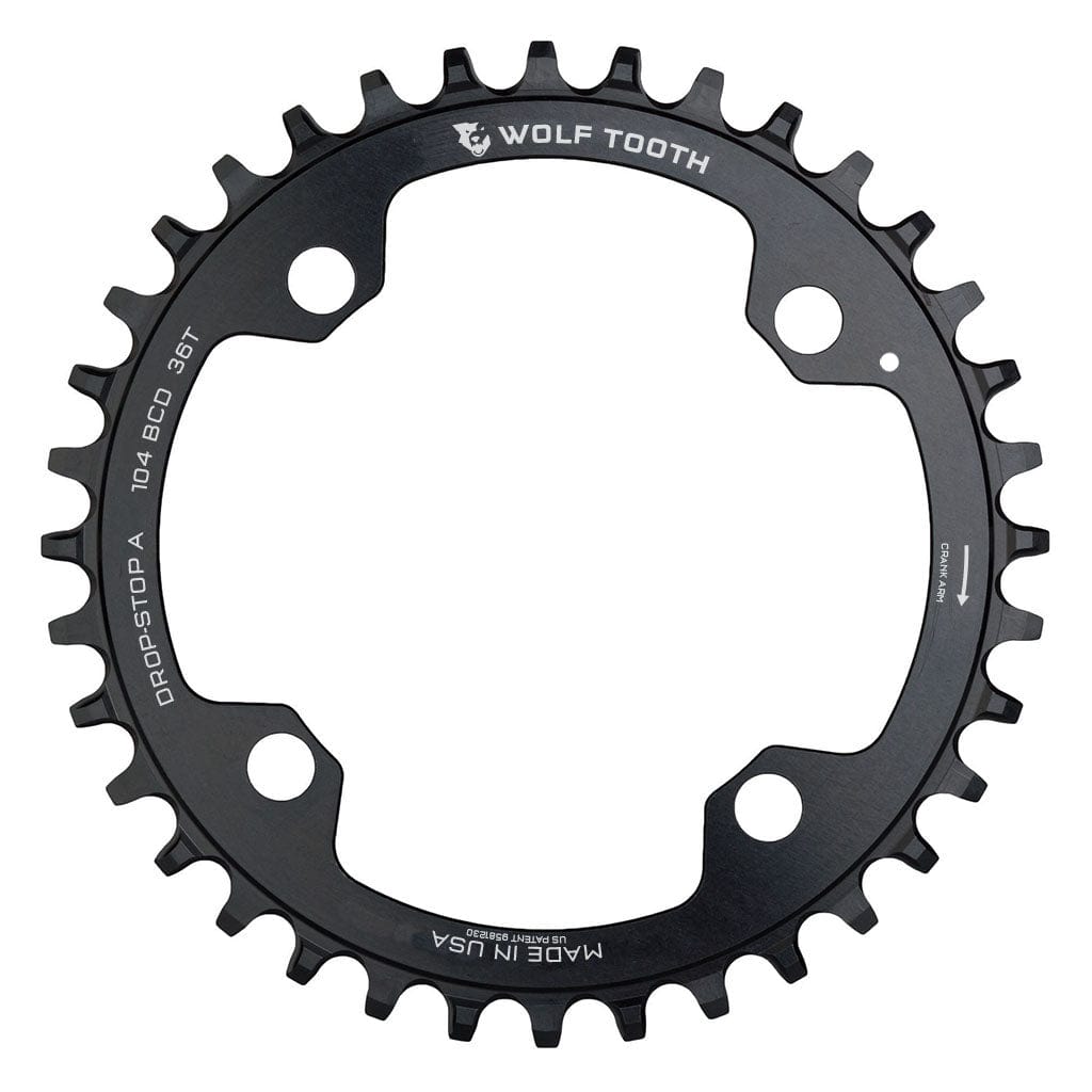 Wolf Tooth 104 BCD Chainrings Black