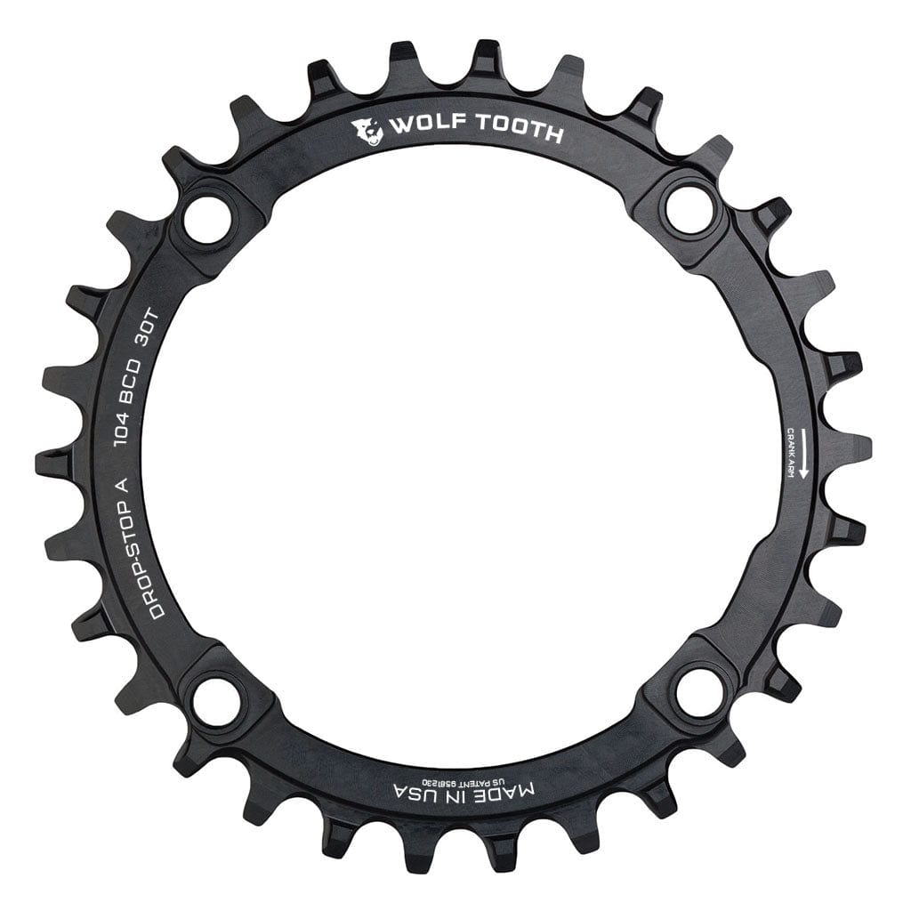 Wolf Tooth 104 BCD Chainrings Black
