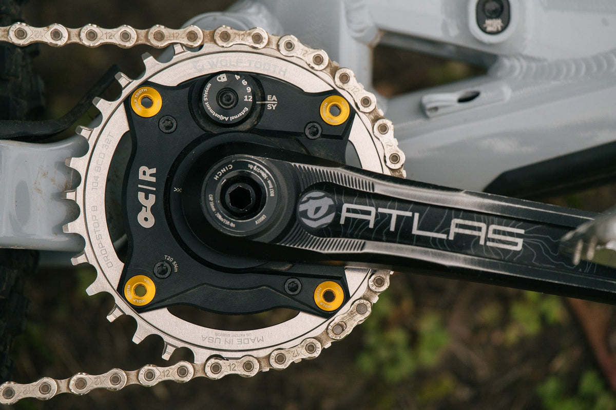 Wolf Tooth 104 BCD Chainrings - Raw Silver Raw Silver
