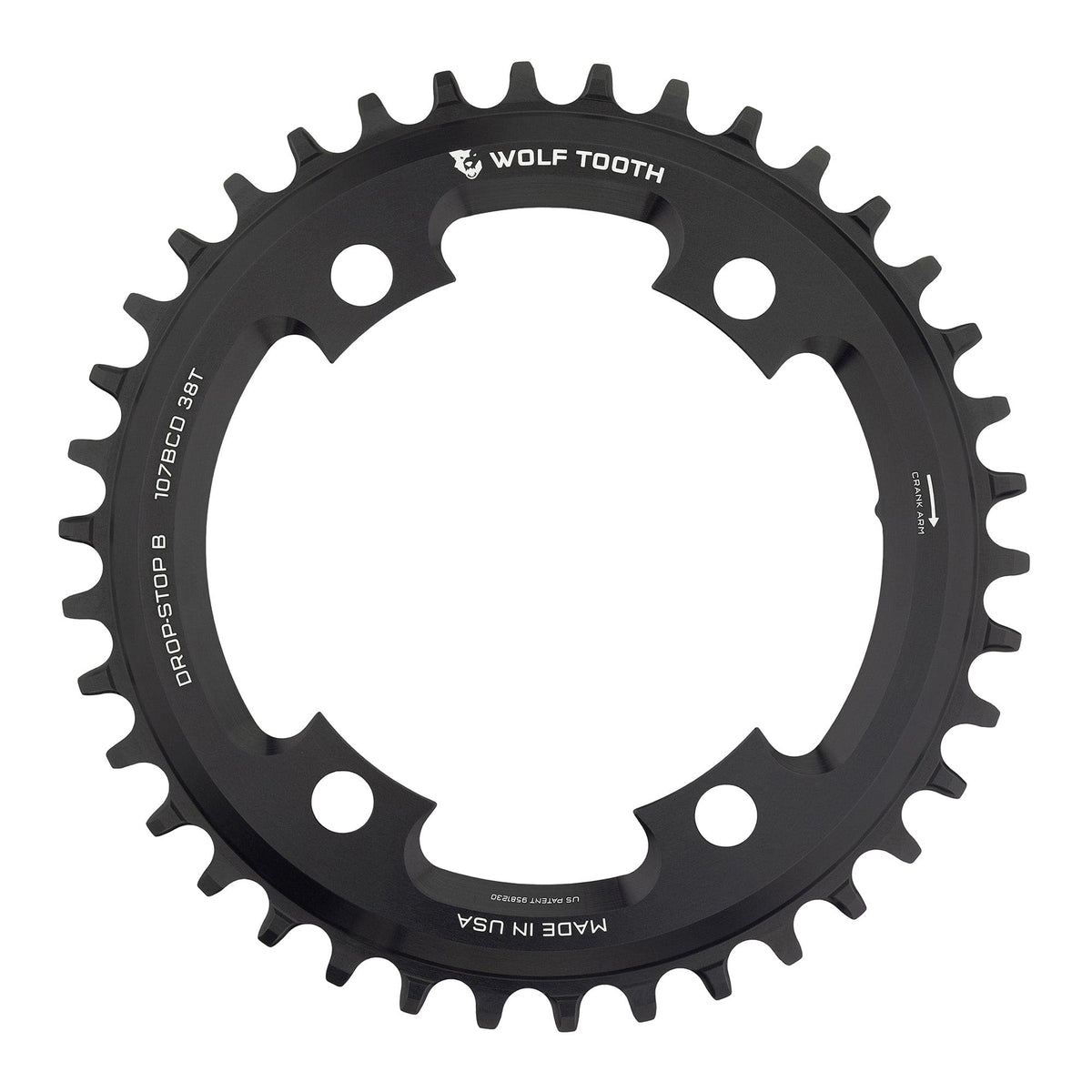 Wolf Tooth 107 BCD Chainrings for SRAM Drop - Stop B