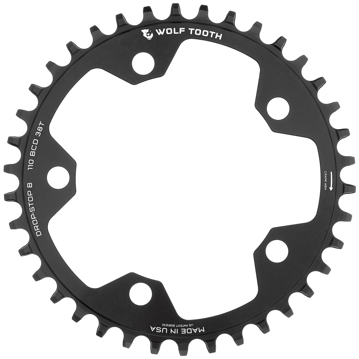 Wolf Tooth 110 BCD Gravel / CX / Road Chainrings Drop - Stop B