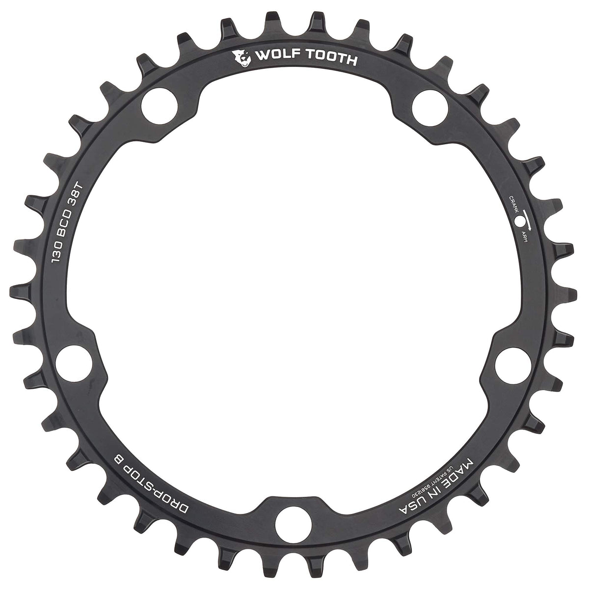 Wolf Tooth 130 BCD Gravel / CX / Road Chainrings 38T