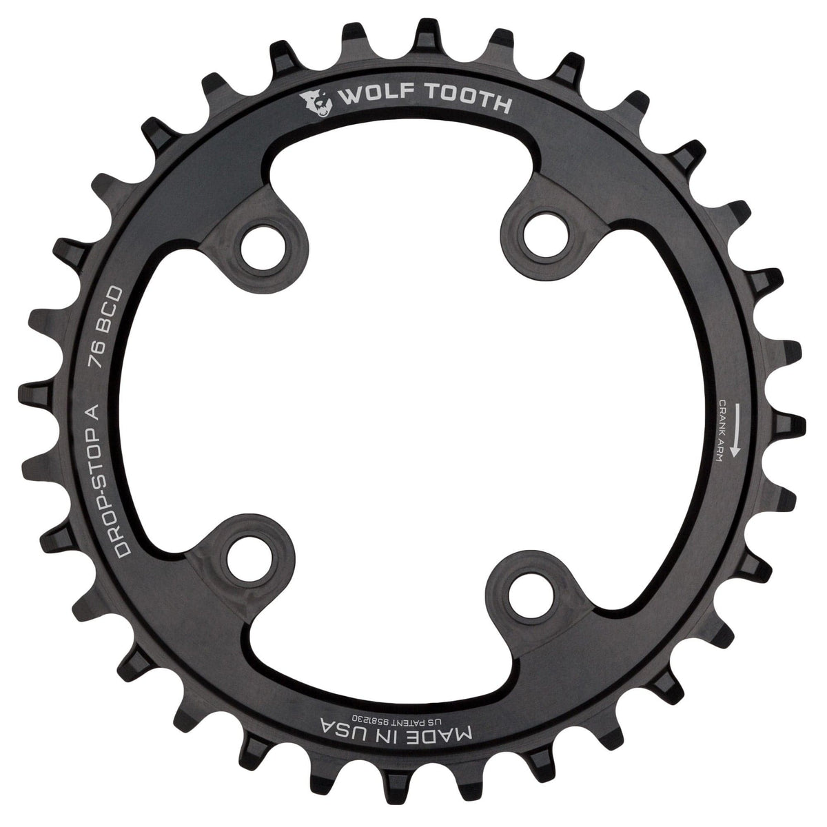 Wolf Tooth 76 BCD Chainrings for SRAM XX1 and Specialized Stout Drop - Stop A