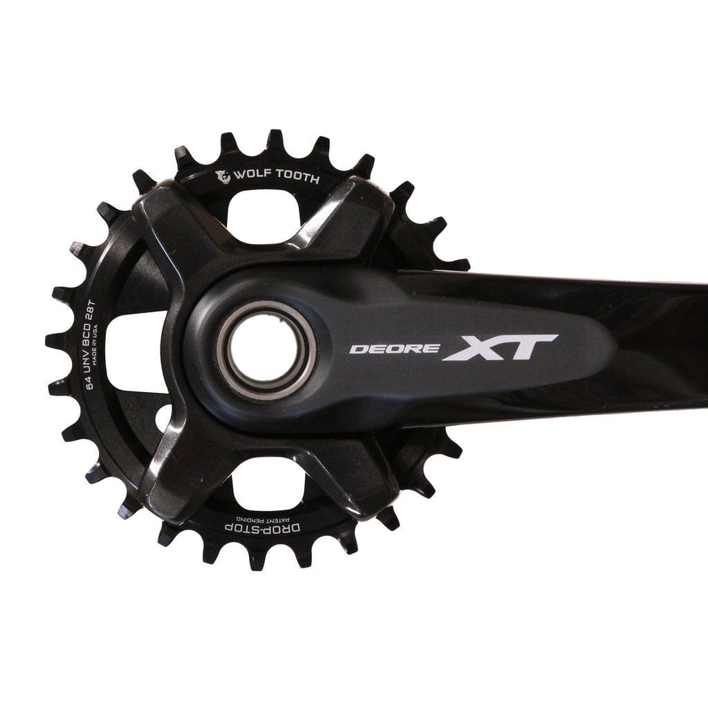 Wolf Tooth 96 mm BCD Chainrings for Shimano XT M8000 and SLX M7000 Drop - Stop A