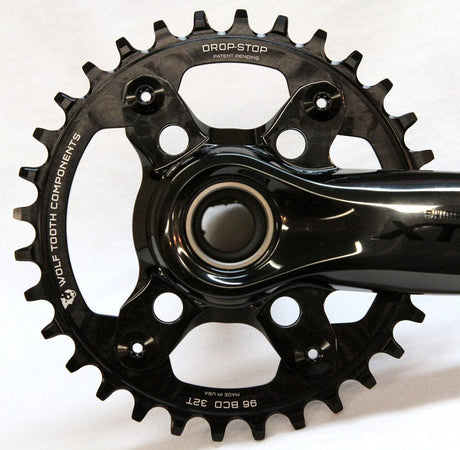 Wolf Tooth 96 mm BCD Chainrings for Shimano XTR M9000 and M9020 Drop - Stop A