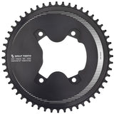 Wolf Tooth Aero 110 BCD Asymmetric 4 - Bolt Chainrings for Shimano GRX 800 Cranks Drop - Stop ST
