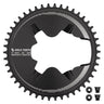 Wolf Tooth Aero Direct Mount Chainrings for Shimano Dura - Ace R9200 Cranks Black
