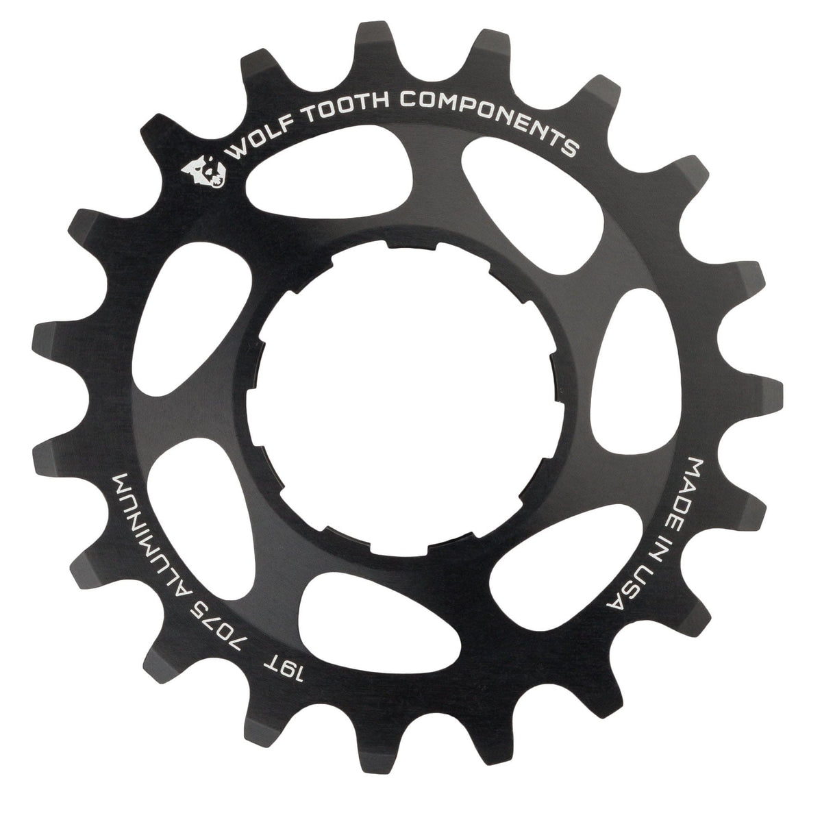 Wolf Tooth Aluminum Single Speed Cog Black