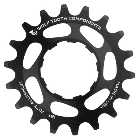 Wolf Tooth Aluminum Single Speed Cog Black