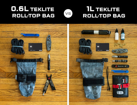 Wolf Tooth B - RAD TekLite Roll - Top Bag 0.6L Gray