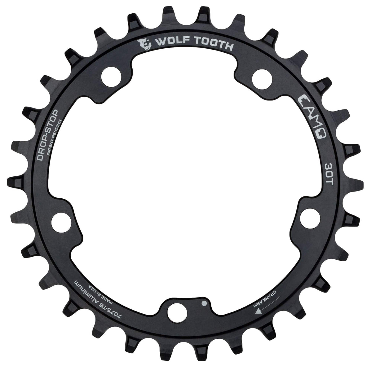 Wolf Tooth CAMO Aluminum Round Chainring Drop - Stop B