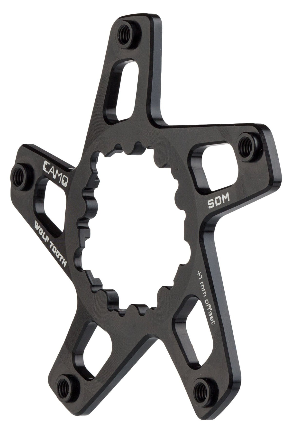 Wolf Tooth CAMO Direct Mount Spider For SRAM 3 - Bolt Cranks M8 Standard (49mm chainline / 6mm offset)