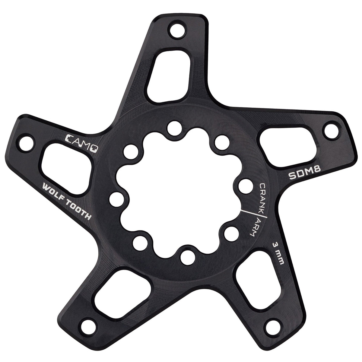 Wolf Tooth CAMO Direct Mount Spider for SRAM 8 - Bolt M5 Boost / 3MM Offset