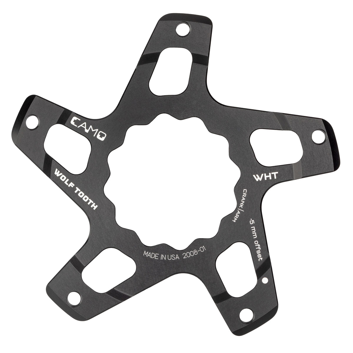 Wolf Tooth CAMO Direct Mount Spider For White Industries Black