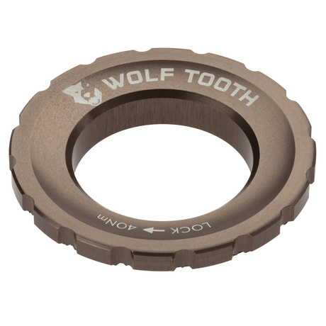 Wolf Tooth Centerlock Rotor Lockring – External Spline Espresso