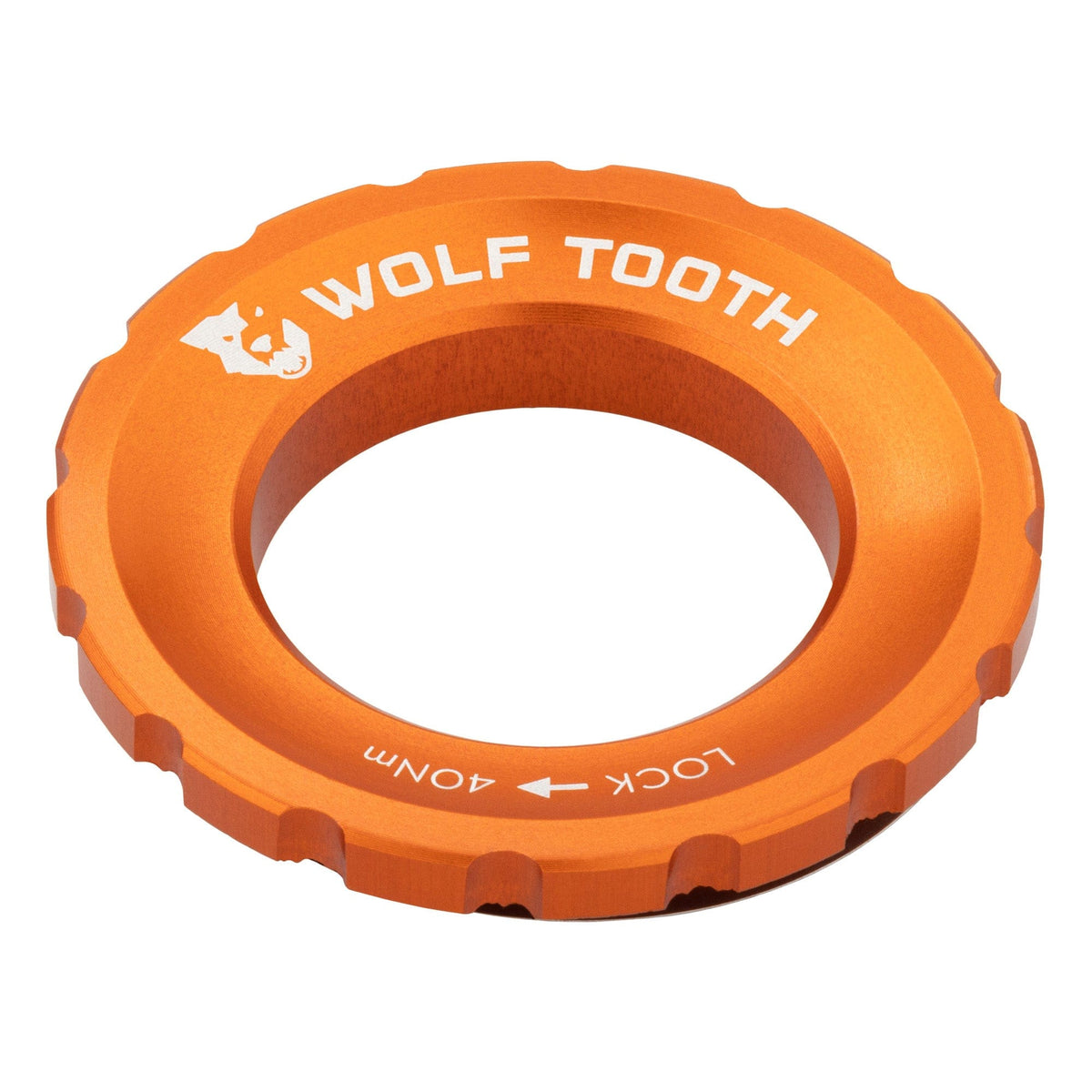 Wolf Tooth Centerlock Rotor Lockring – External Spline Orange