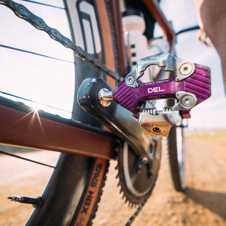 Wolf Tooth DEL Gravel Race Clipless Pedal Ultraviolet Purple