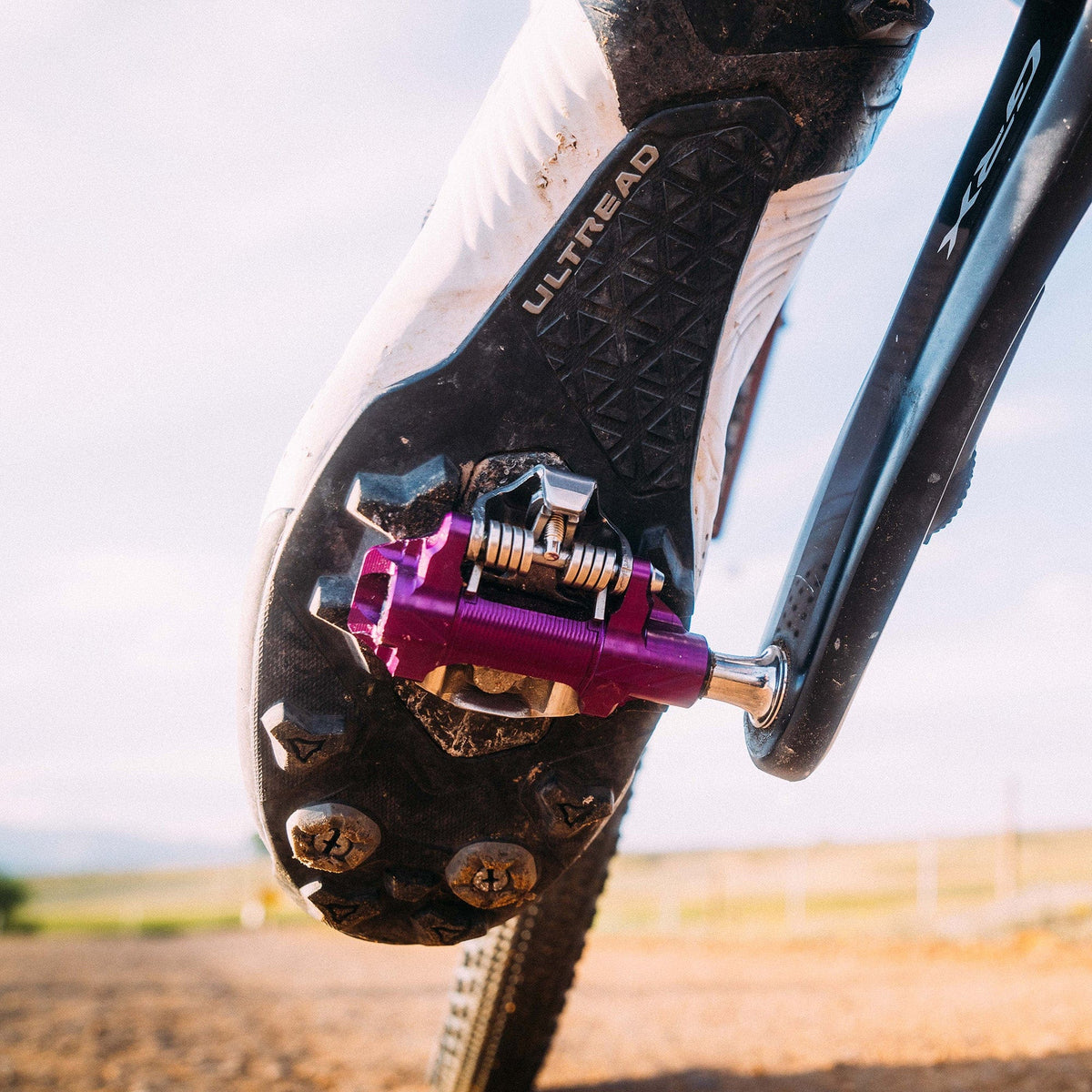 Wolf Tooth DEL Gravel Race Clipless Pedal Ultraviolet Purple