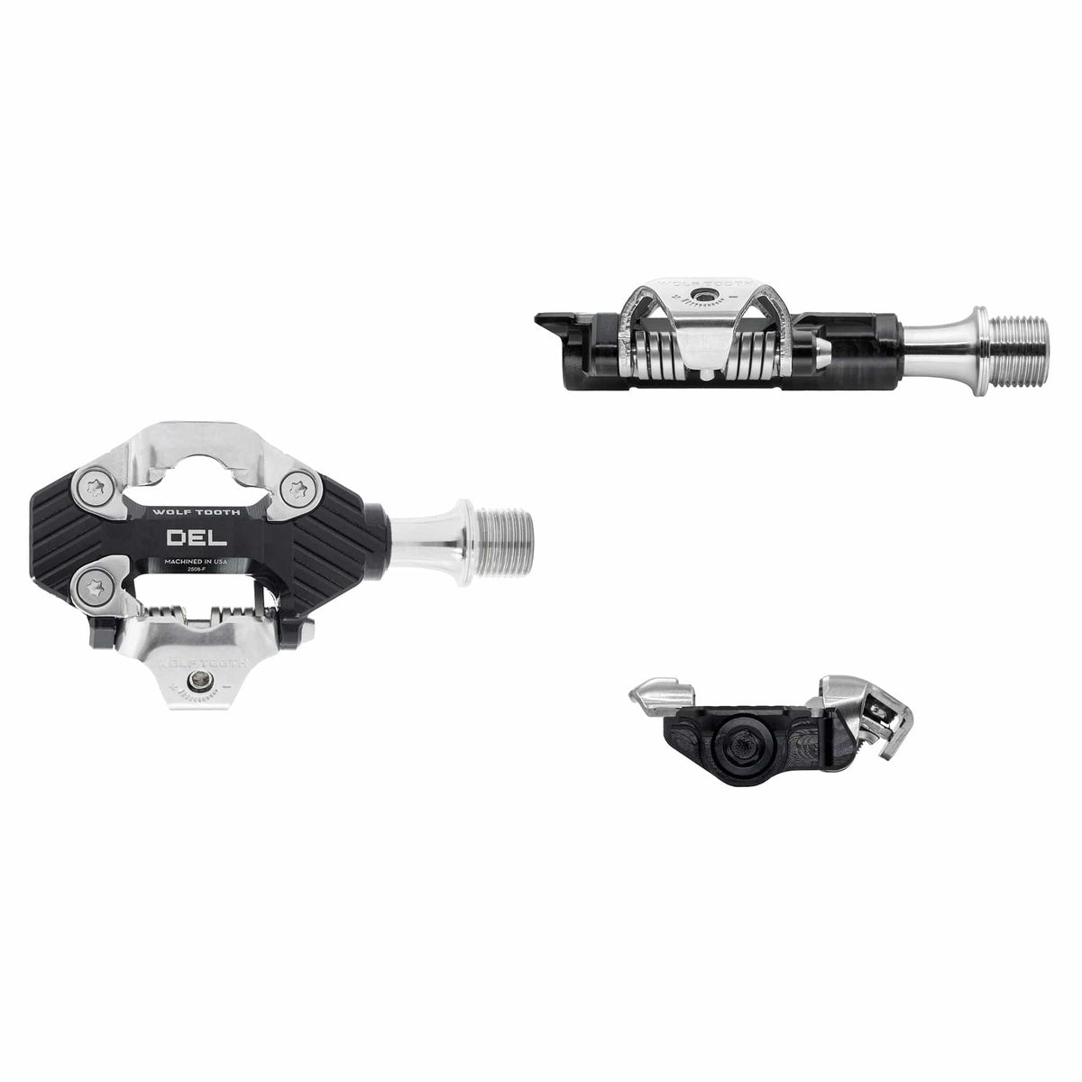 Wolf Tooth DEL Gravel Race Clipless Pedal Black